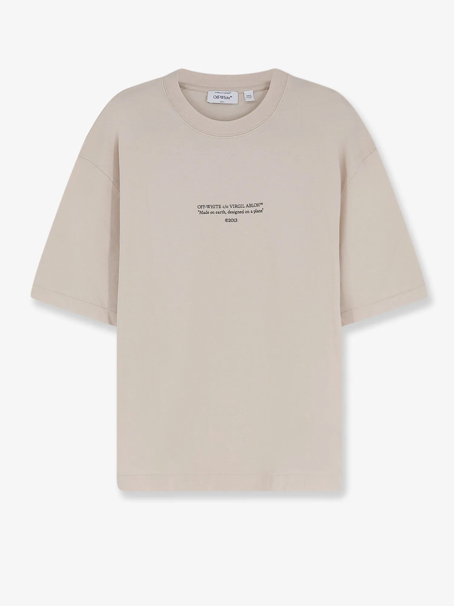 T-shirt Statement Cotton Beige sold by Lord & Taylor