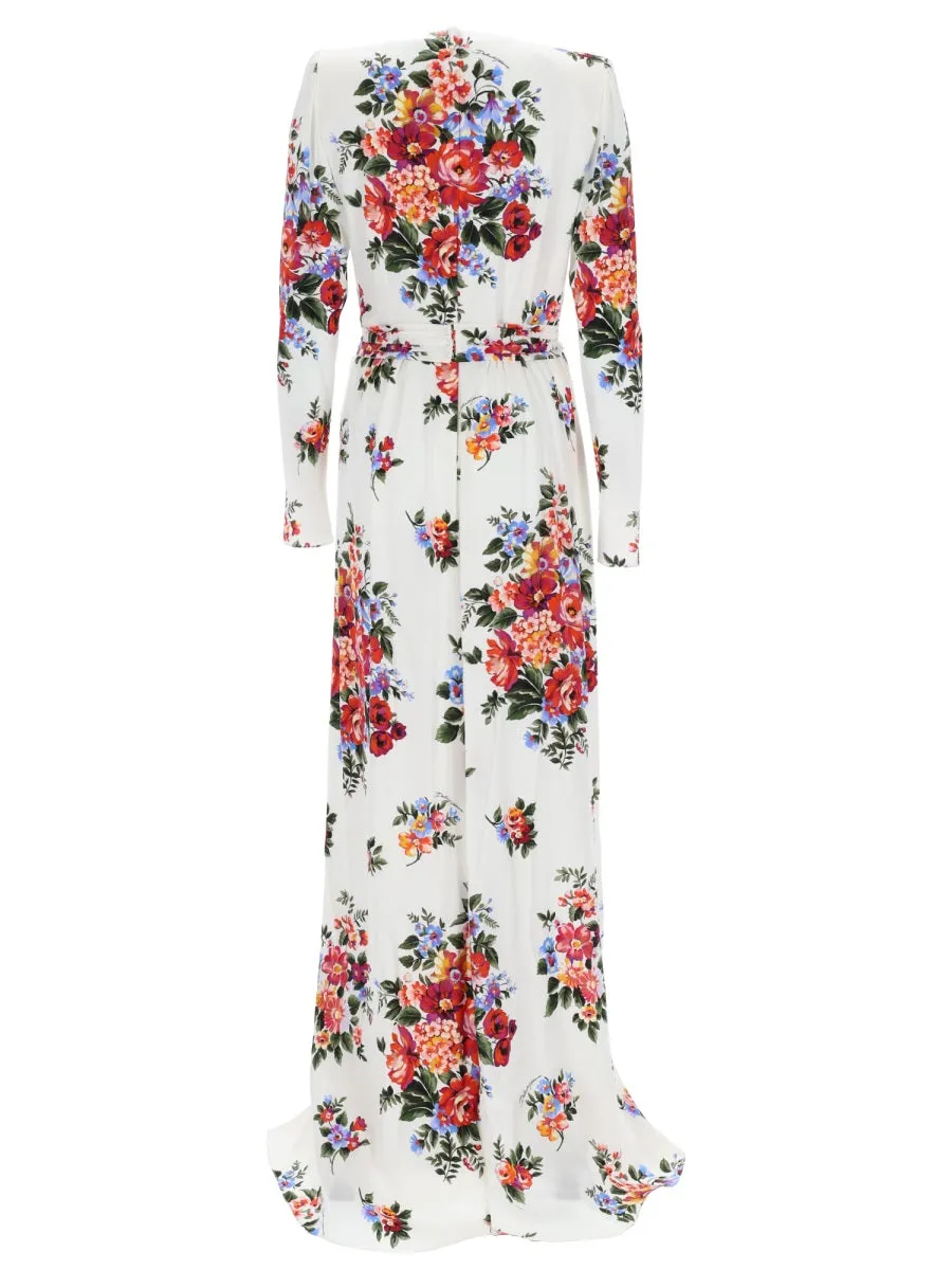 Long Floral Print Dress sold by Lord & Taylor product image thumbnail 2