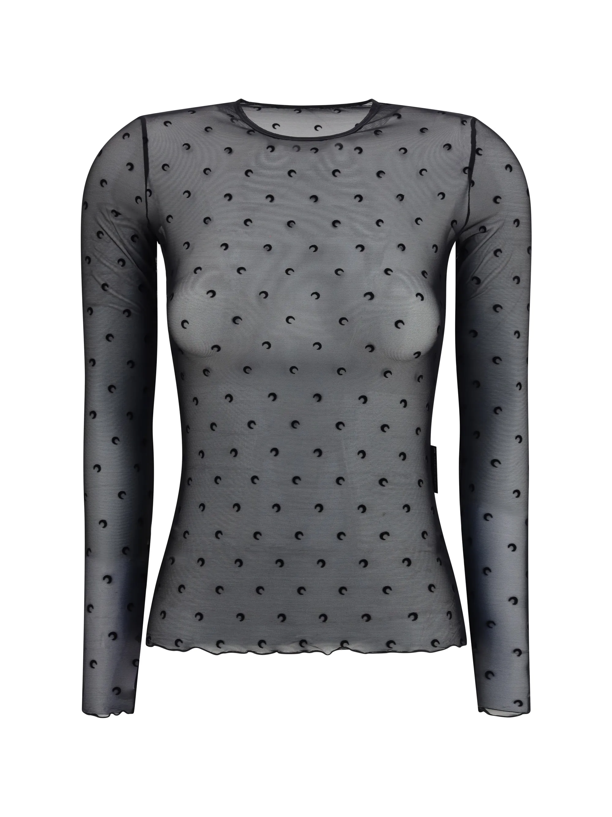 Long-sleeve Moon Print Top Black sold by Lord & Taylor
