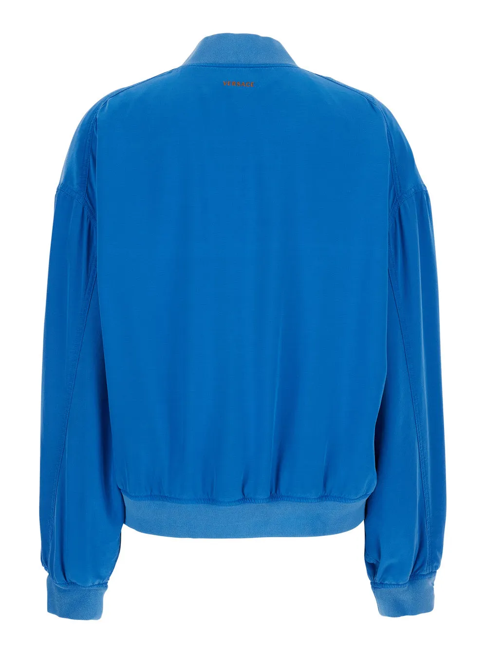 Bomber Jacket Blue Silk sold by Lord & Taylor product image thumbnail 2