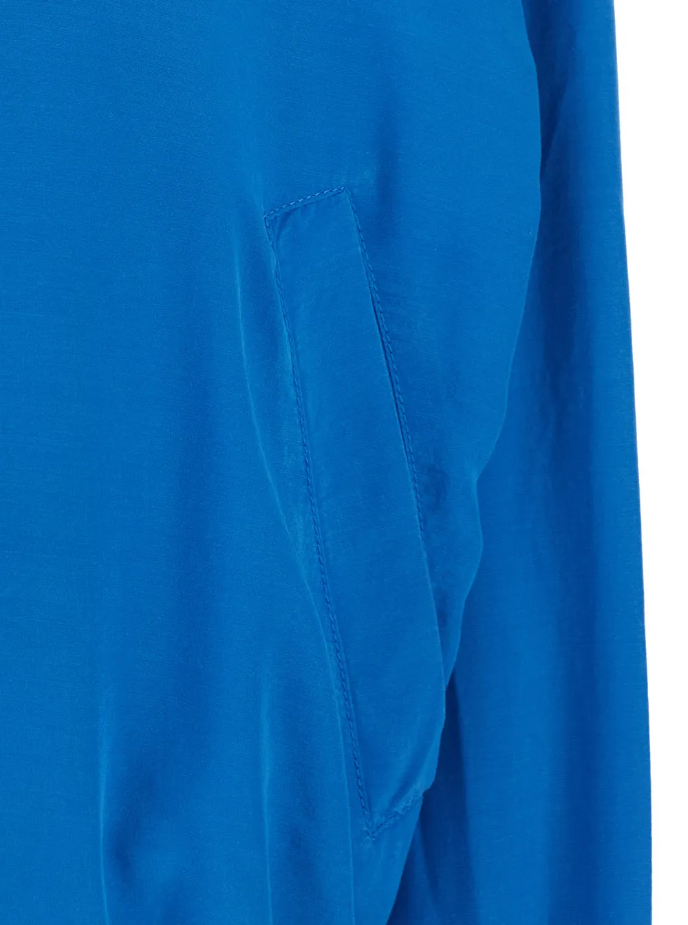 Bomber Jacket Blue Silk sold by Lord & Taylor product image thumbnail 3