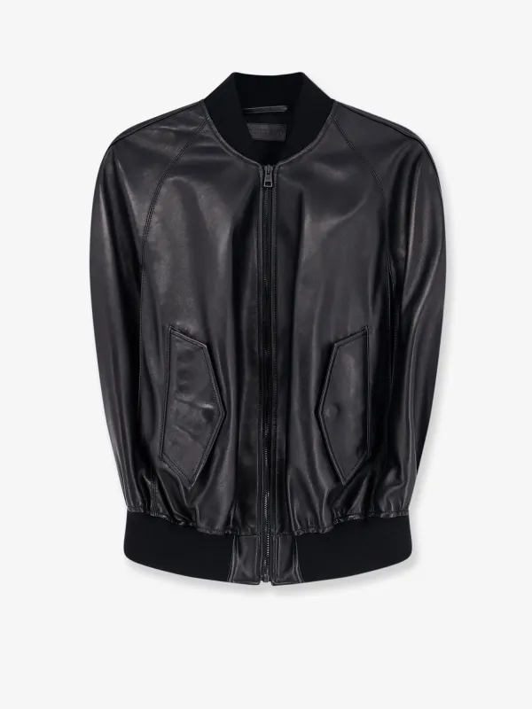 Leather Jacket Black made by Balenciaga
