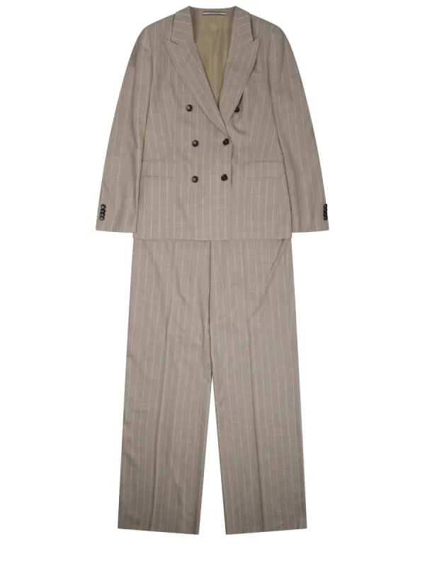 Two-Piece Wool Suit Multicolour made by Tagliatore