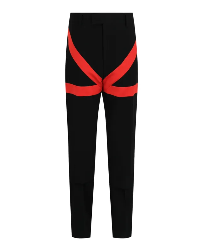 Satin Striped Pants made by Salvatore Ferragamo