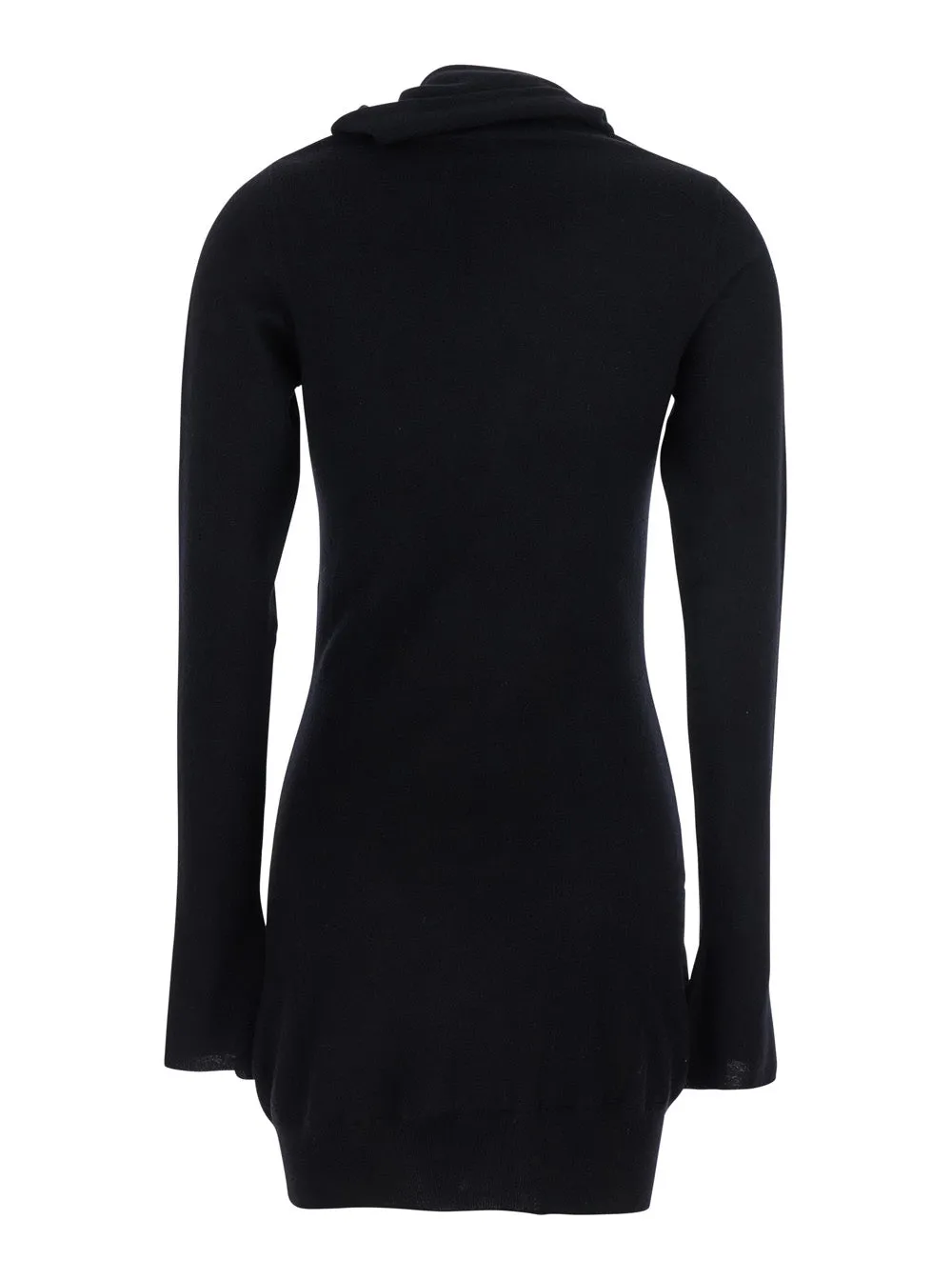Black Mini Dress with Cowl Neck sold by Lord & Taylor product image thumbnail 2