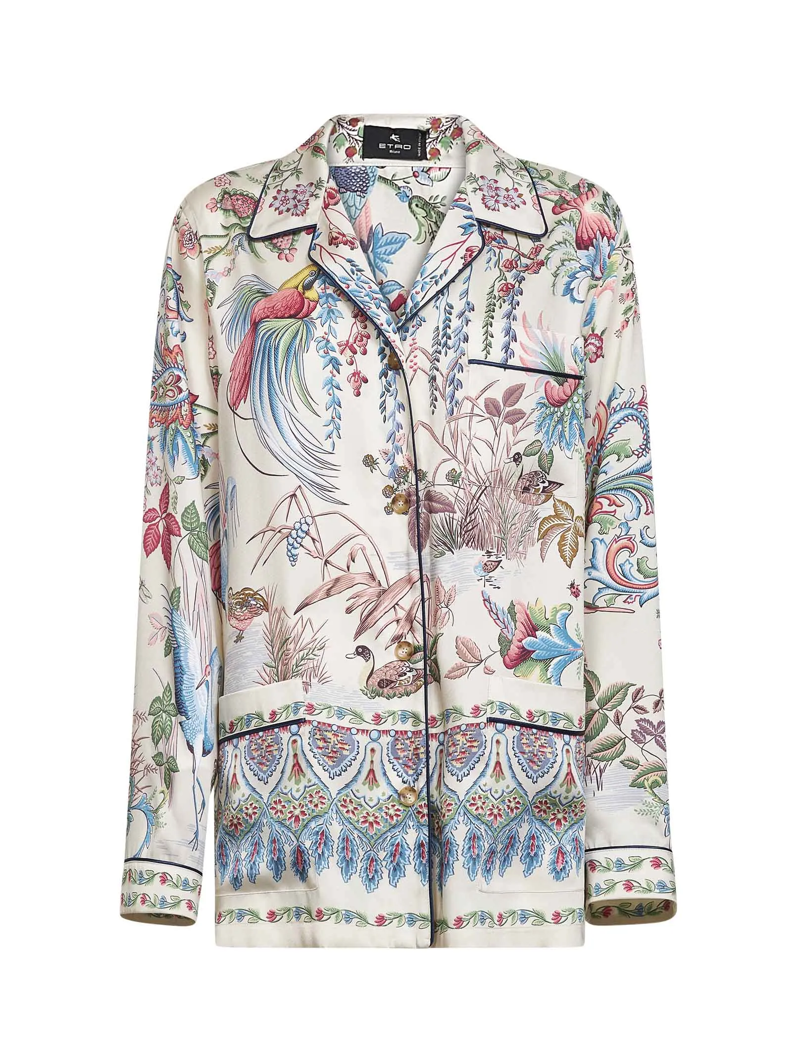 Shirt Multicolore Flora and Fauna-Print sold by Lord & Taylor