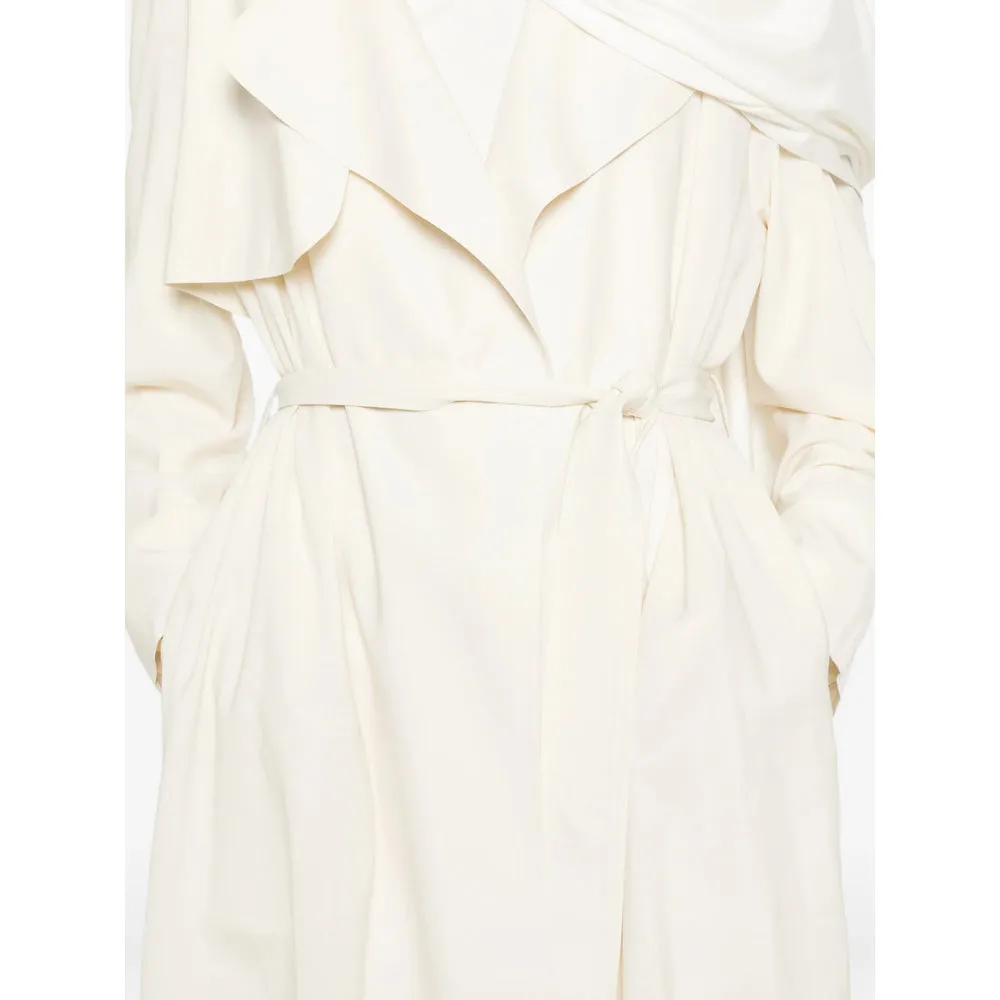 Belted Wide Lapel Long Coat sold by Lord & Taylor product image thumbnail 3
