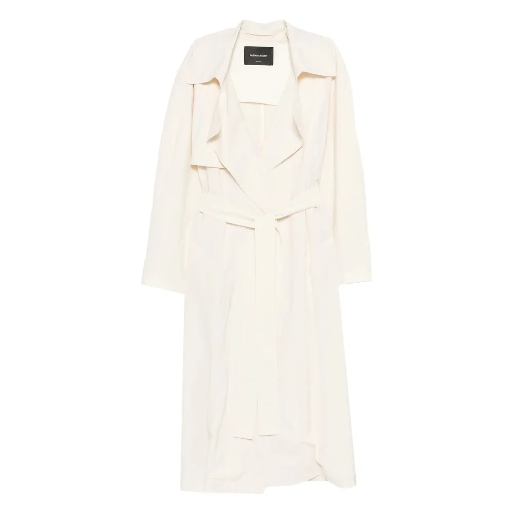Belted Wide Lapel Long Coat sold by Lord & Taylor