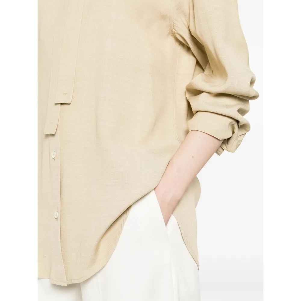 Shirt Tie-Neck Viscose sold by Lord & Taylor product image thumbnail 3