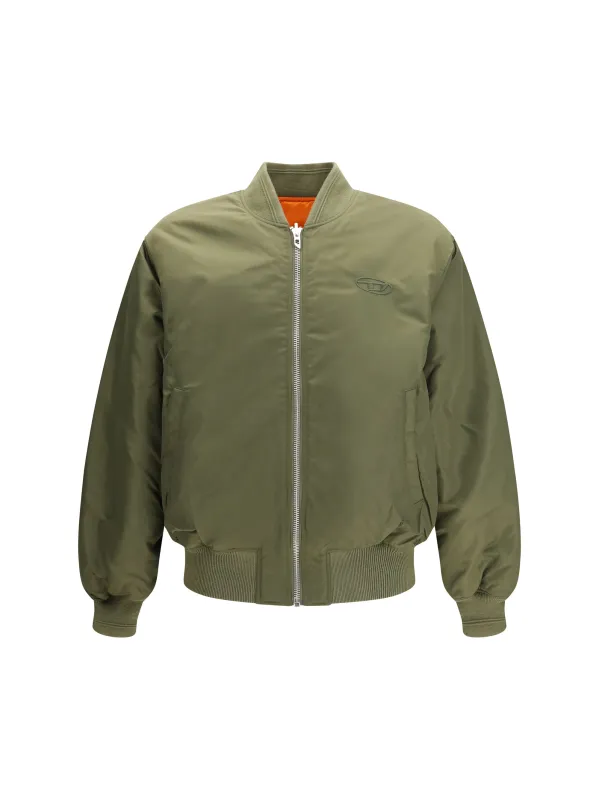 Bomber Jacket W-Type-D1 Green made by Diesel