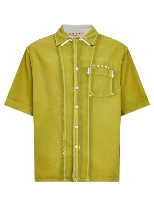 Denim Shirt Green made by Marni