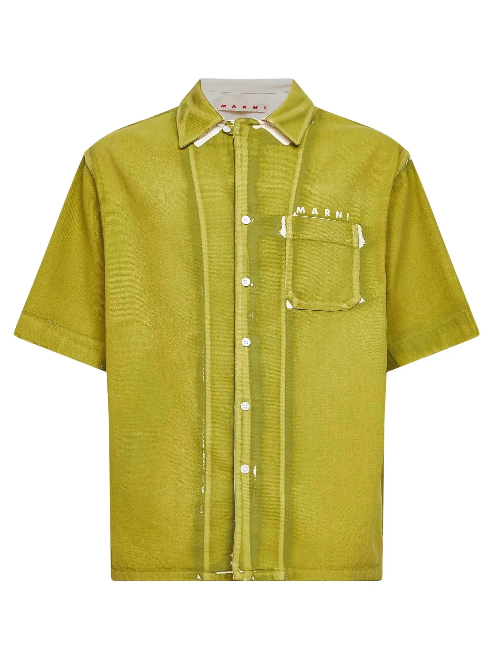 Denim Shirt Green sold by Lord & Taylor