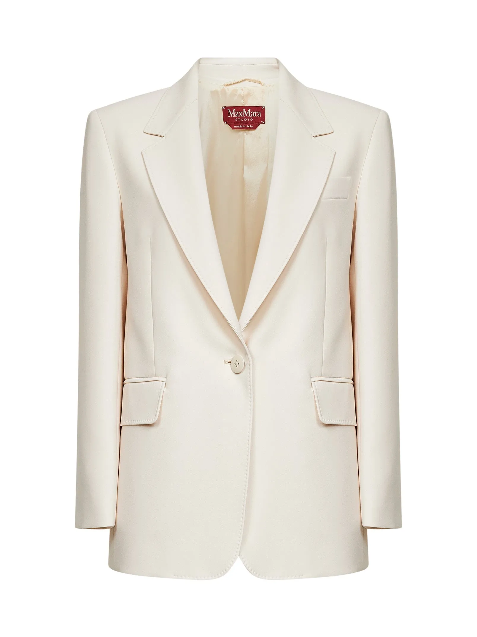 Beige Cady Single-Breasted Blazer sold by Lord & Taylor