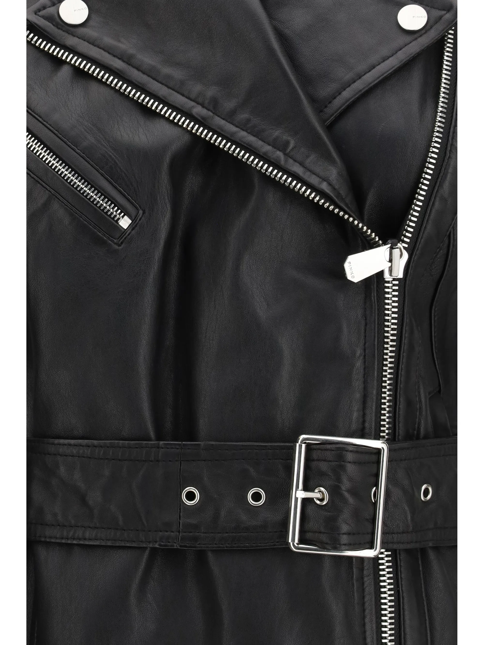 Biker Vest Gypsy Black Goatskin sold by Lord & Taylor product image thumbnail 2