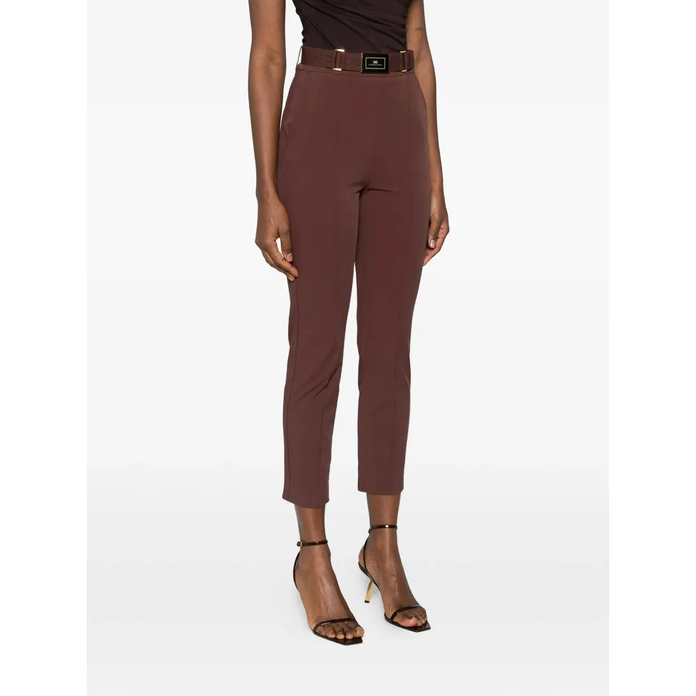 Belted Waist Straight Leg Trousers sold by Lord & Taylor product image thumbnail 5