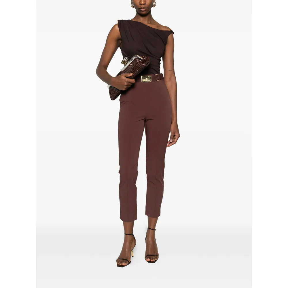 Belted Waist Straight Leg Trousers sold by Lord & Taylor product image thumbnail 2