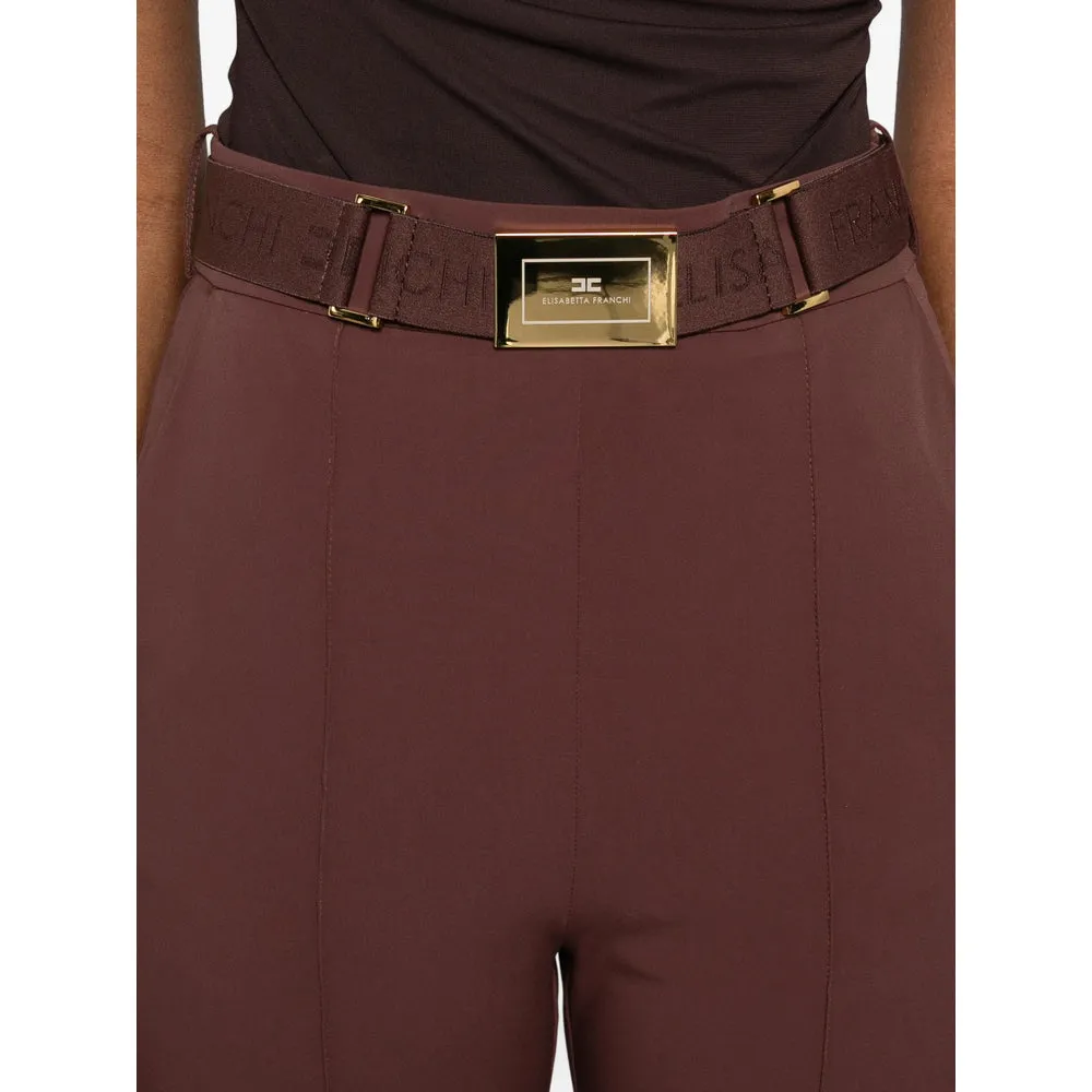 Belted Waist Straight Leg Trousers sold by Lord & Taylor product image thumbnail 4