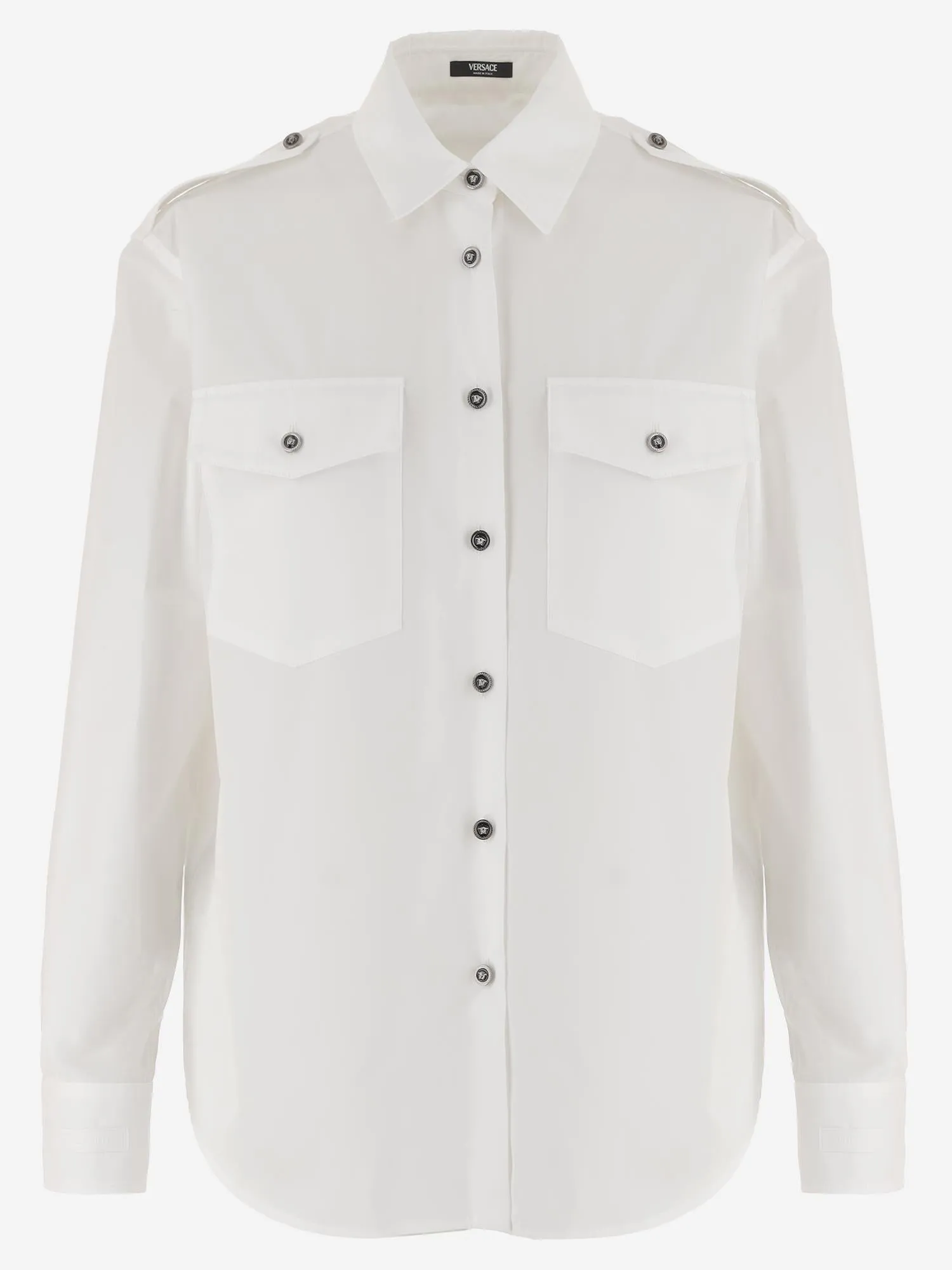 Cotton Shirt with Contrasting Buttons sold by Lord & Taylor