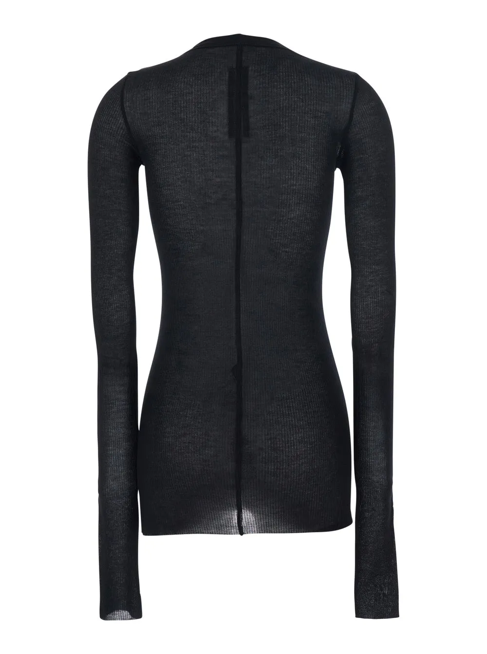 T-Shirt Round Neck Black Viscose-Silk sold by Lord & Taylor product image thumbnail 2