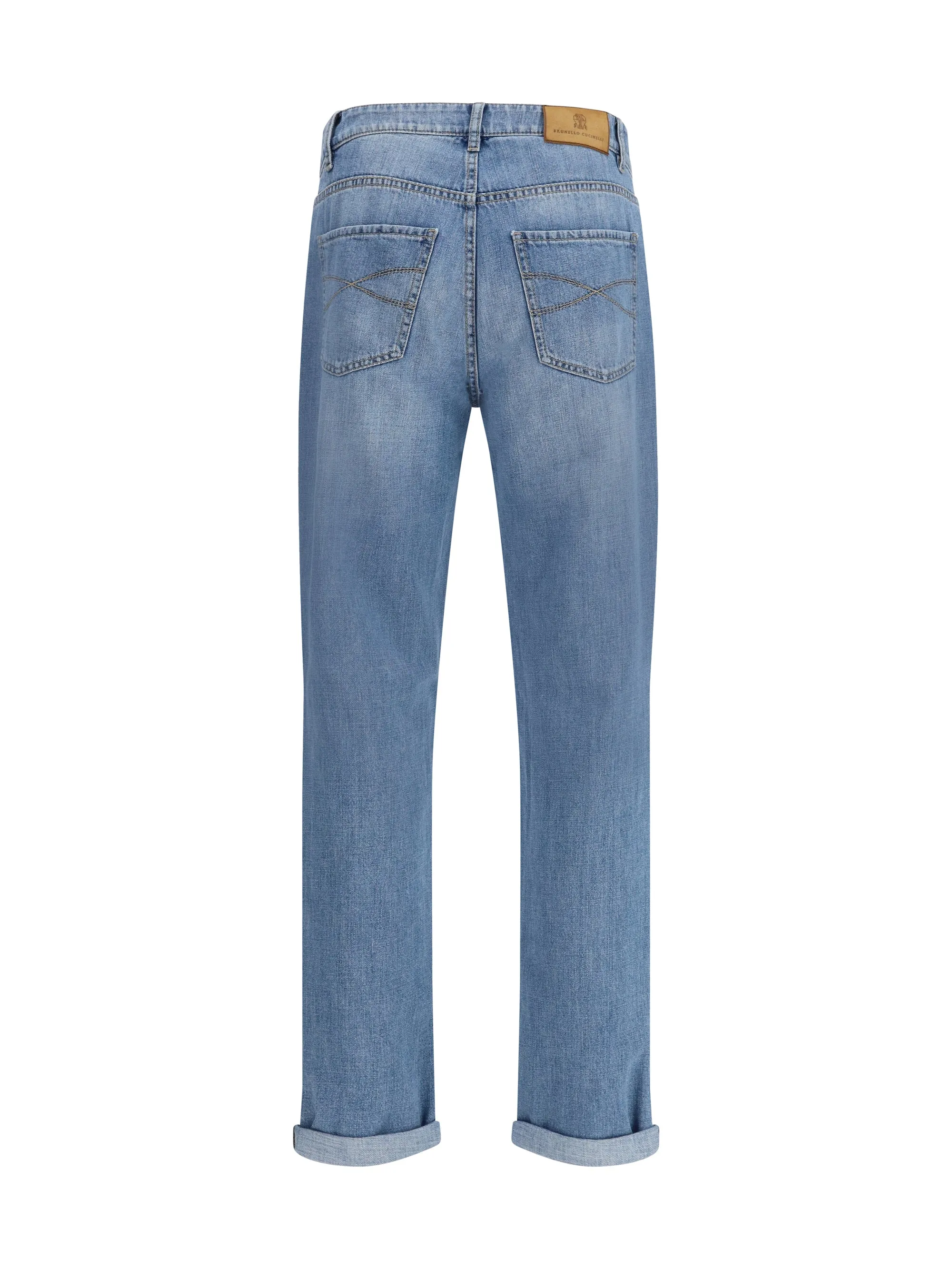 Cuffed Jeans Light Denim sold by Lord & Taylor product image thumbnail 2