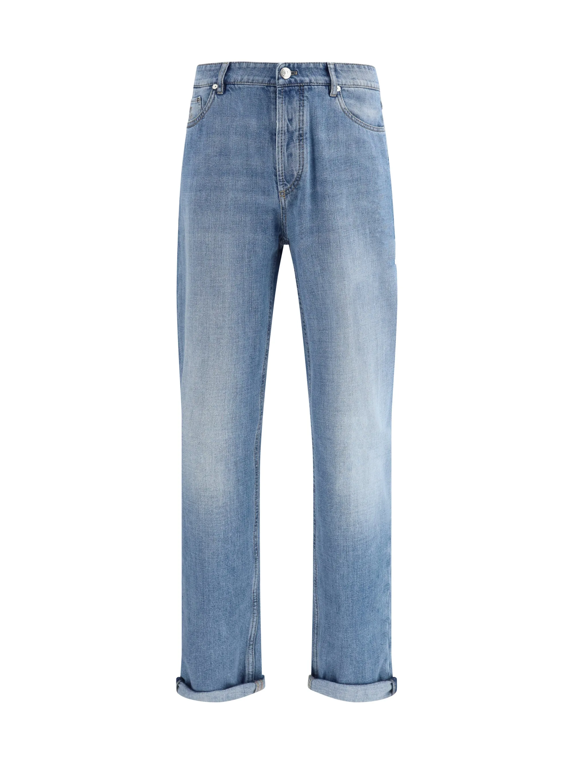 Cuffed Jeans Light Denim sold by Lord & Taylor