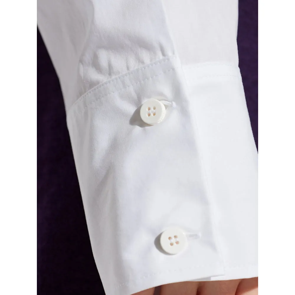 Classic White Button-Up Shirt with Long Sleeves sold by Lord & Taylor product image thumbnail 5