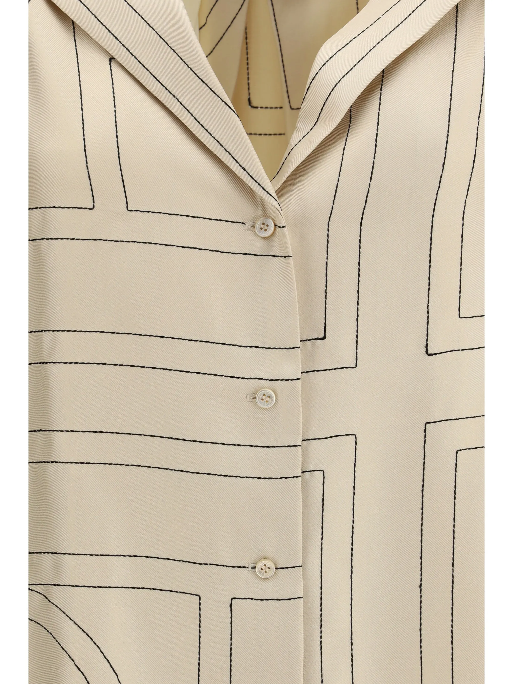 Silk-Twill Top Ivory sold by Lord & Taylor product image thumbnail 3