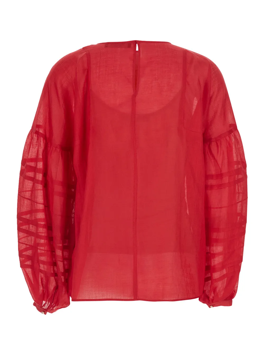 Shirt Round Neck Red Tech Fabric sold by Lord & Taylor product image thumbnail 2