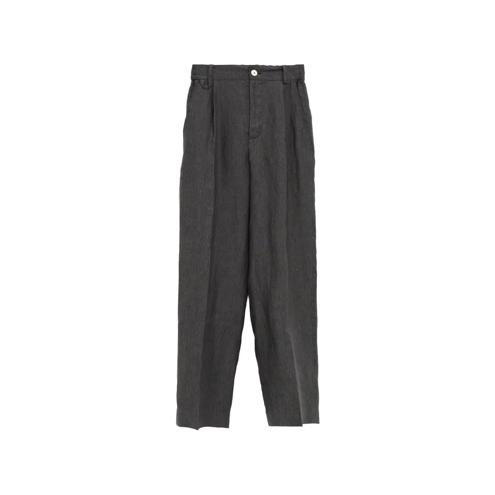 Dark Grey Pinstripe Trousers sold by Lord & Taylor