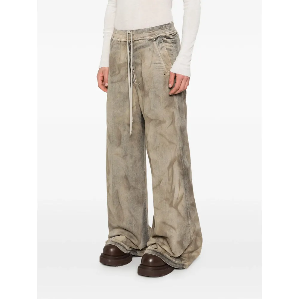Wide-Leg Jeans Neutrals/Brown sold by Lord & Taylor product image thumbnail 3