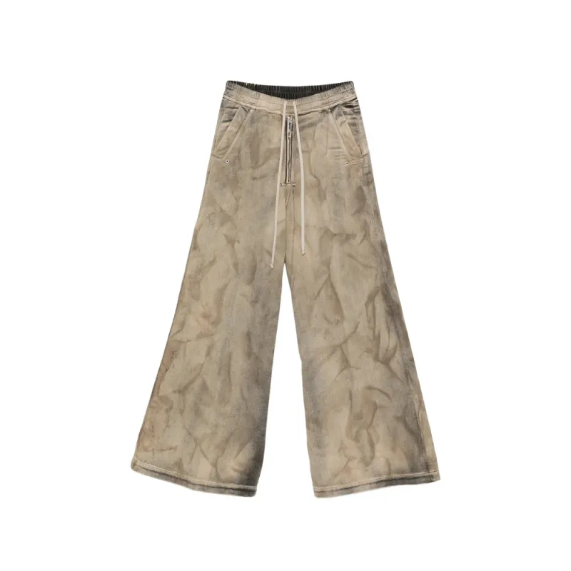 Wide-Leg Jeans Neutrals/Brown made by Rick Owens