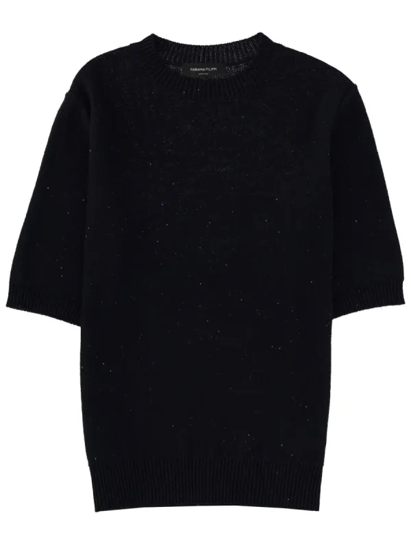 Linen Blend T-Shirt made by Fabiana Filippi
