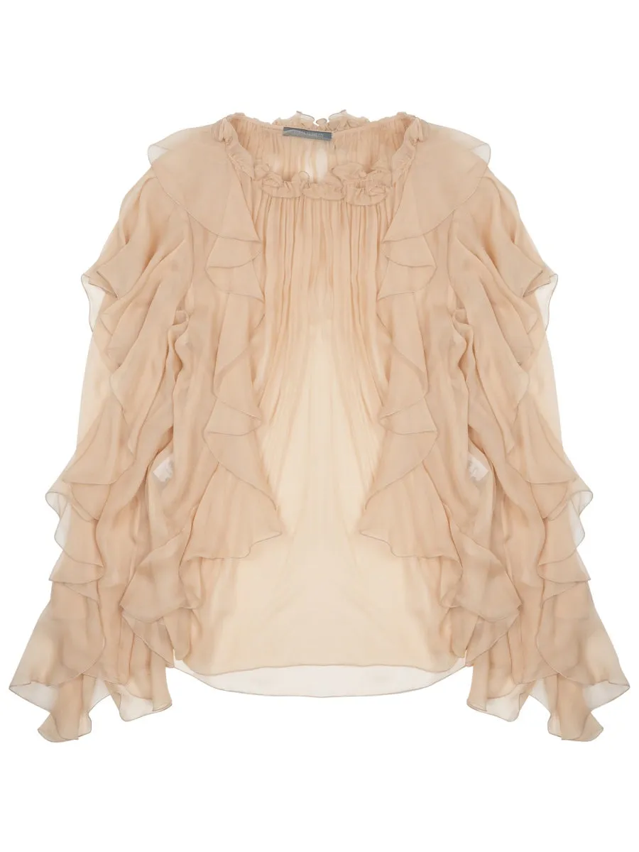 Silk Shirt in Beige sold by Lord & Taylor
