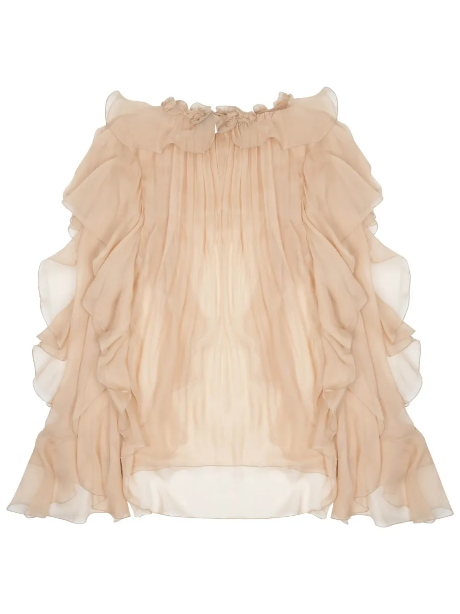 Silk Shirt in Beige sold by Lord & Taylor product image thumbnail 2