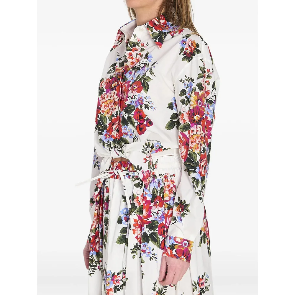 Shirt Floral Print White/Red sold by Lord & Taylor product image thumbnail 4