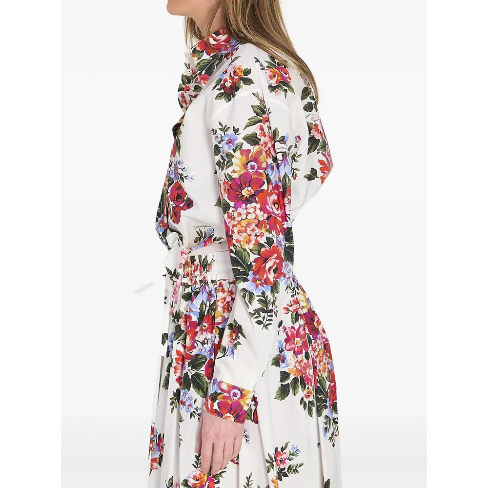 Shirt Floral Print White/Red sold by Lord & Taylor product image thumbnail 3