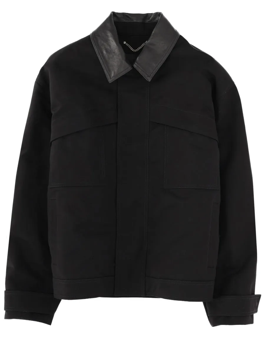Black Bomber Jacket sold by Lord & Taylor