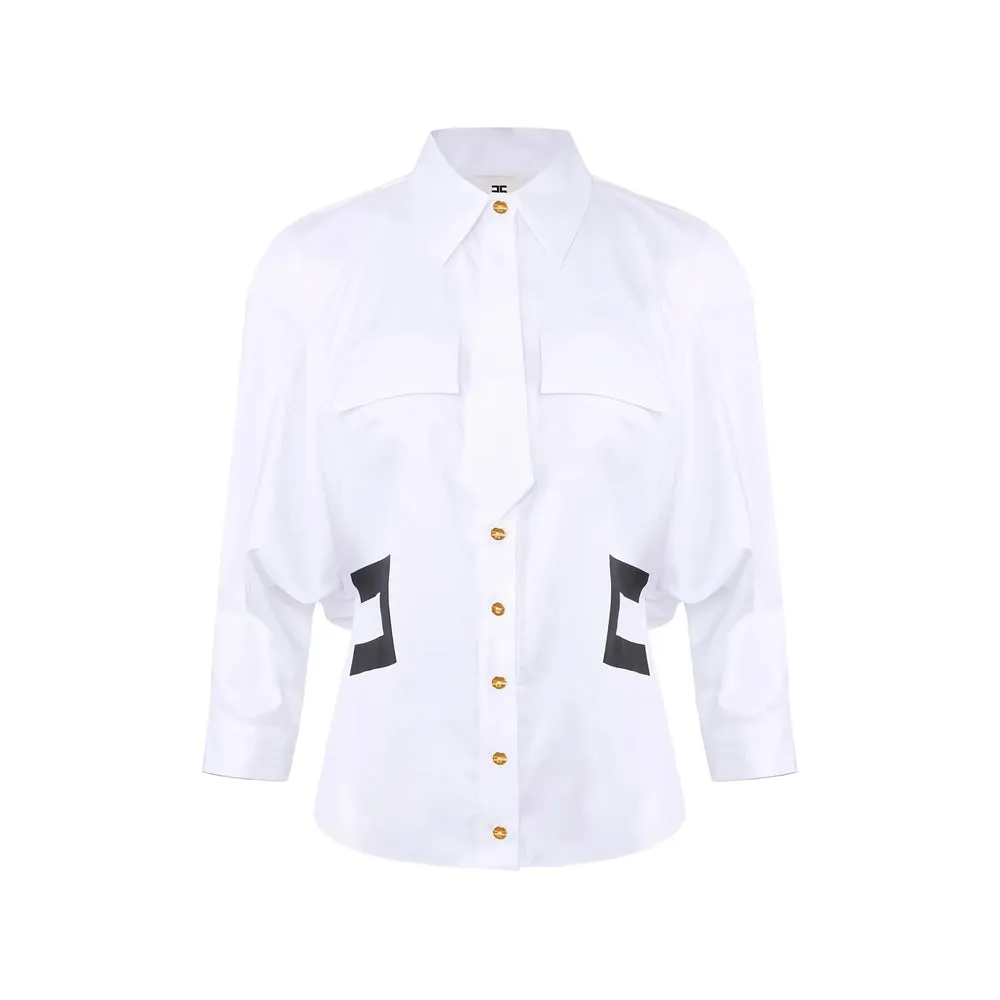 White Shirt with Logo Print sold by Lord & Taylor