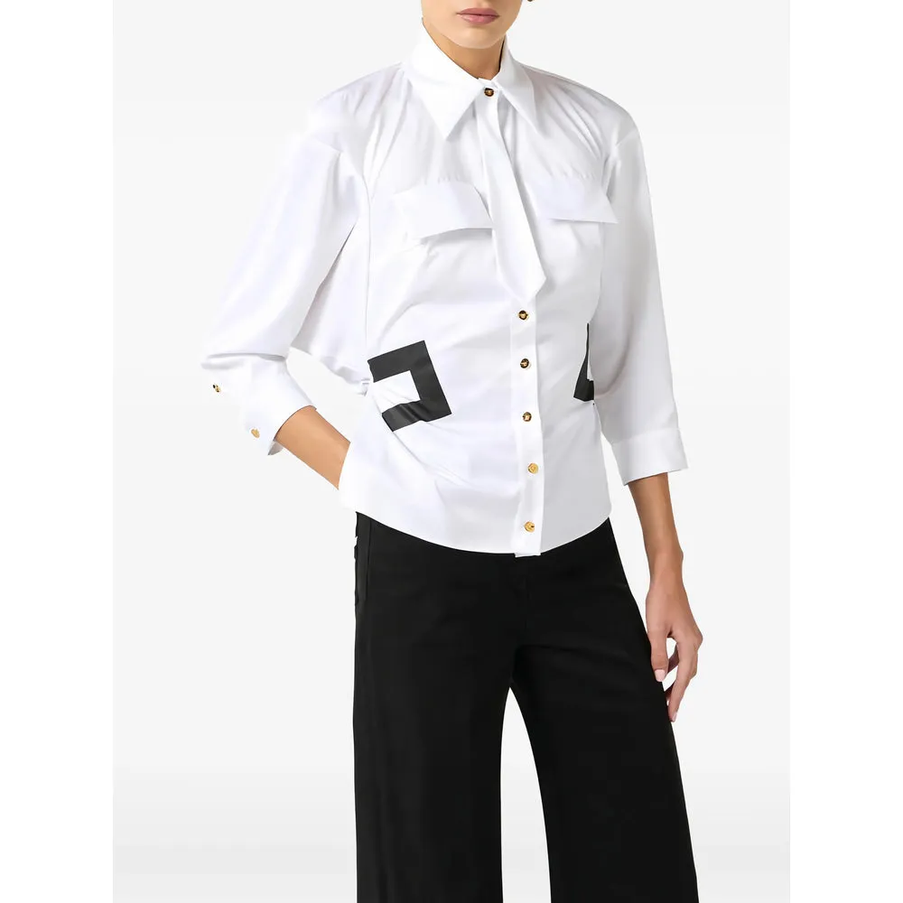 White Shirt with Logo Print sold by Lord & Taylor product image thumbnail 5