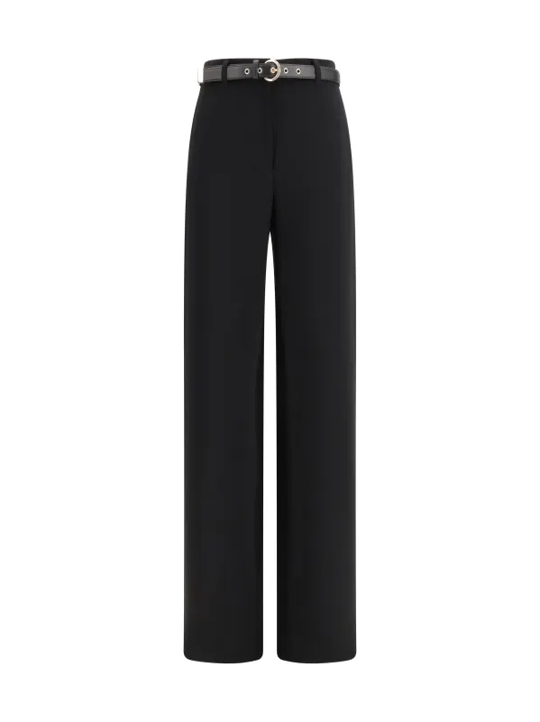 Wide-Leg Pants Black made by MaxMara