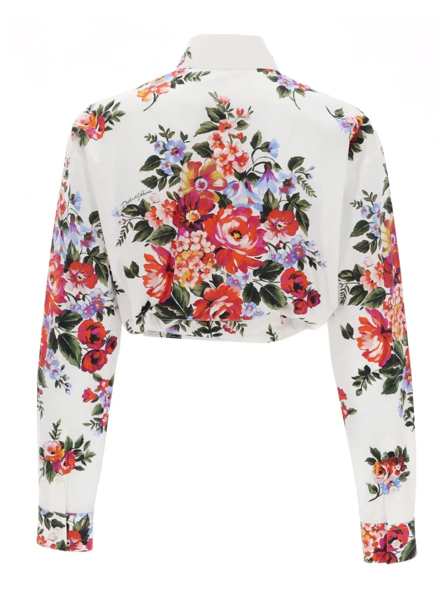 Floral Print Crop Shirt sold by Lord & Taylor product image thumbnail 2