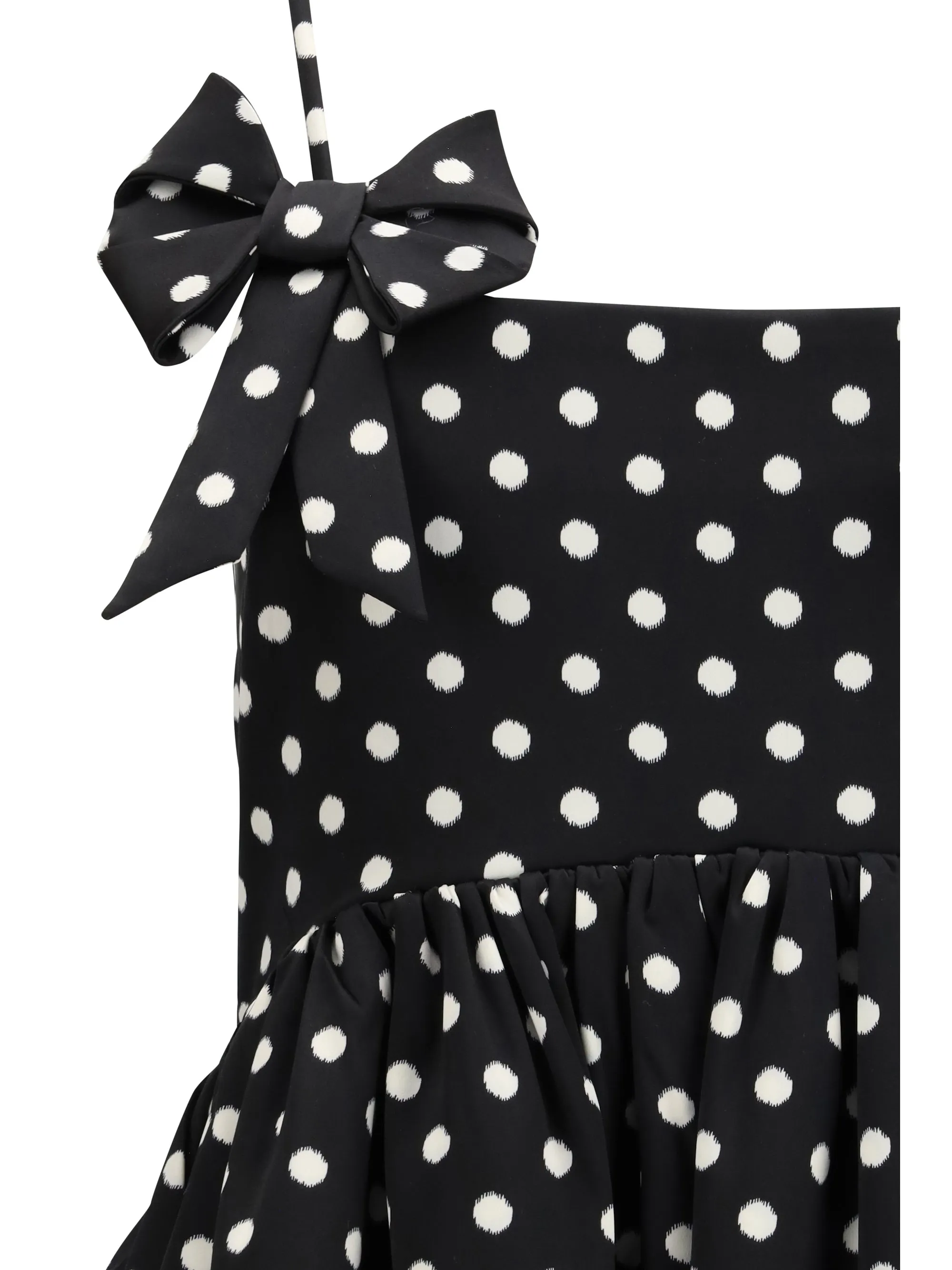 Mini Dress Polka-Dot Satin Black sold by Lord & Taylor product image thumbnail 2