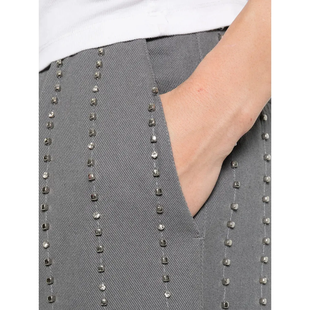 Wide Leg Trousers with Dark Grey Embellishments sold by Lord & Taylor product image thumbnail 5