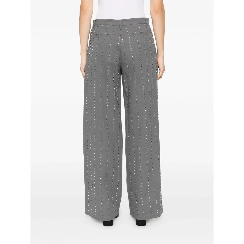 Wide Leg Trousers with Dark Grey Embellishments sold by Lord & Taylor product image thumbnail 2