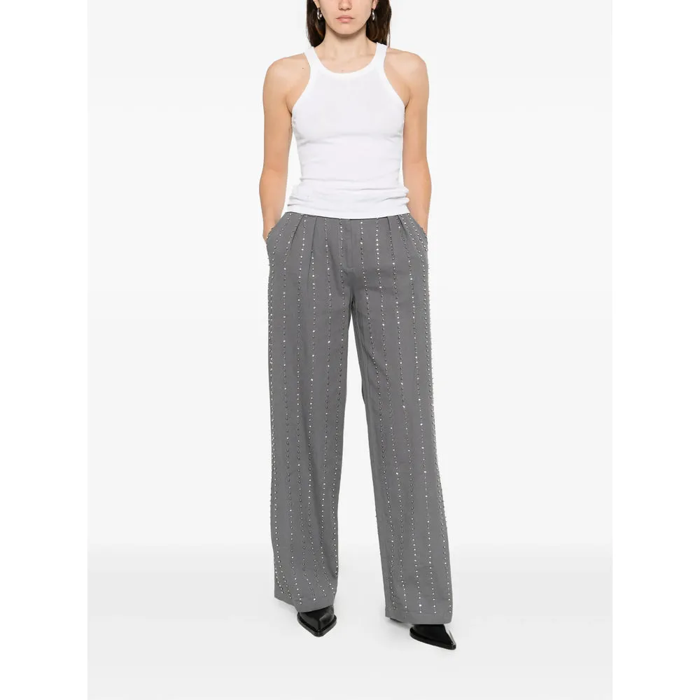 Wide Leg Trousers with Dark Grey Embellishments sold by Lord & Taylor product image thumbnail 4