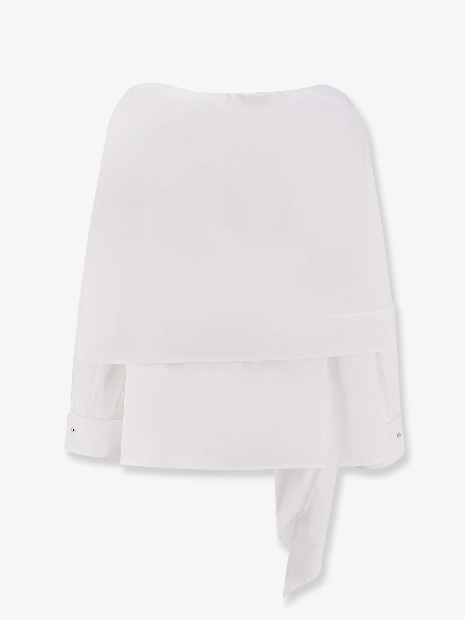 Cotton Shirt Mxmcurvone White sold by Lord & Taylor product image thumbnail 2