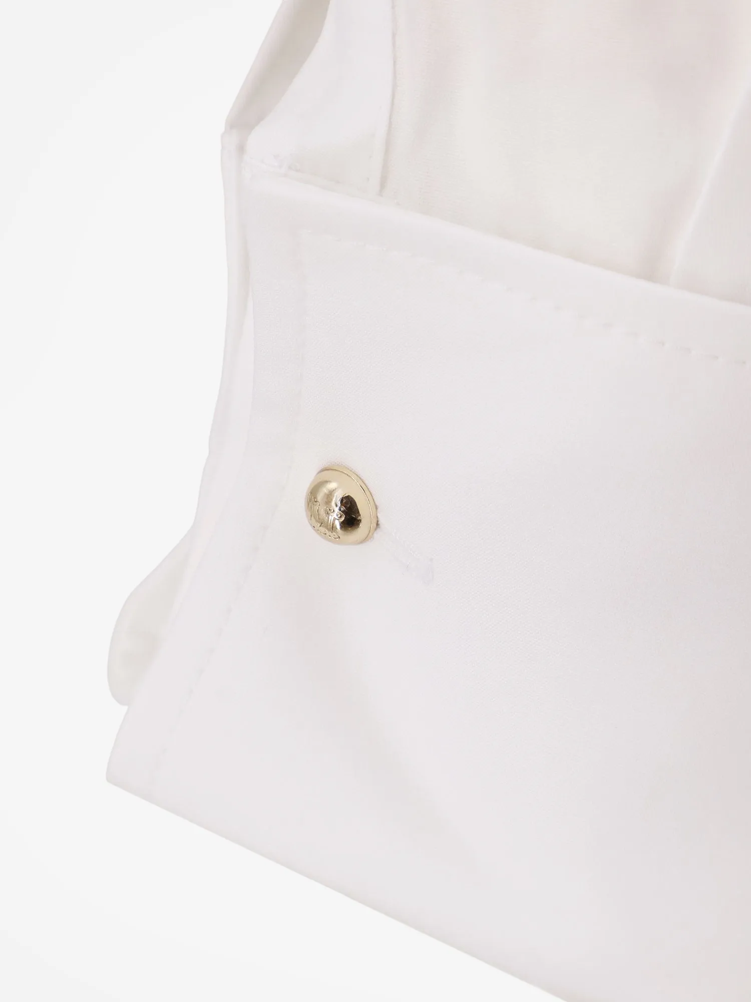 Cotton Shirt Mxmcurvone White sold by Lord & Taylor product image thumbnail 3