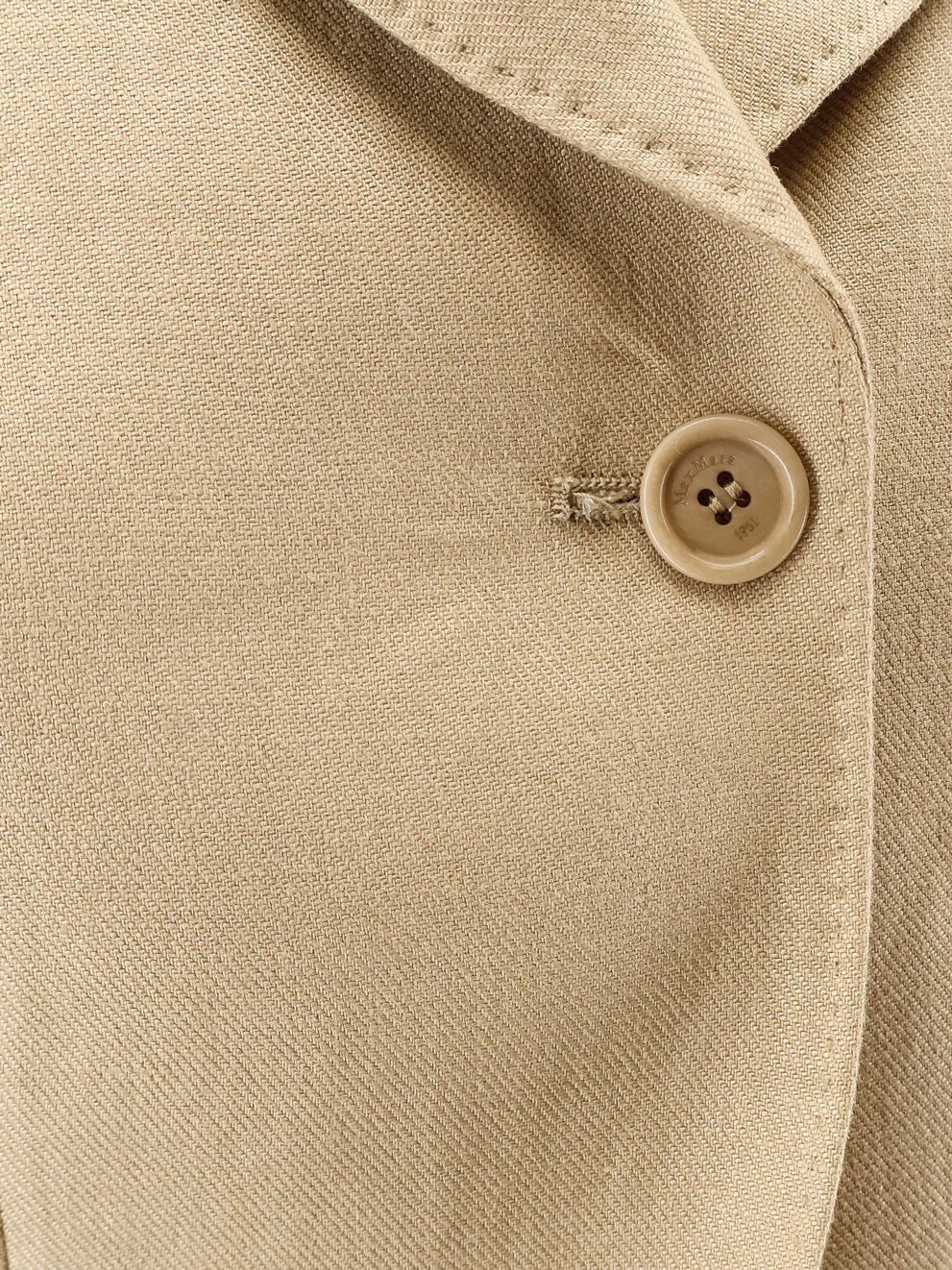 Blazer Mxsbuono Linen Beige sold by Lord & Taylor product image thumbnail 3
