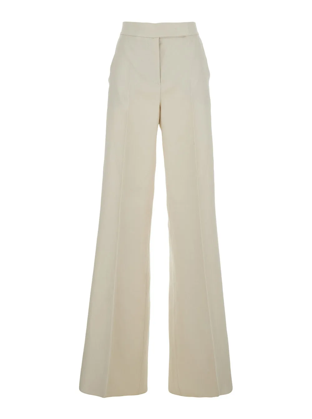 Trousers High-Waisted Linen Beige sold by Lord & Taylor