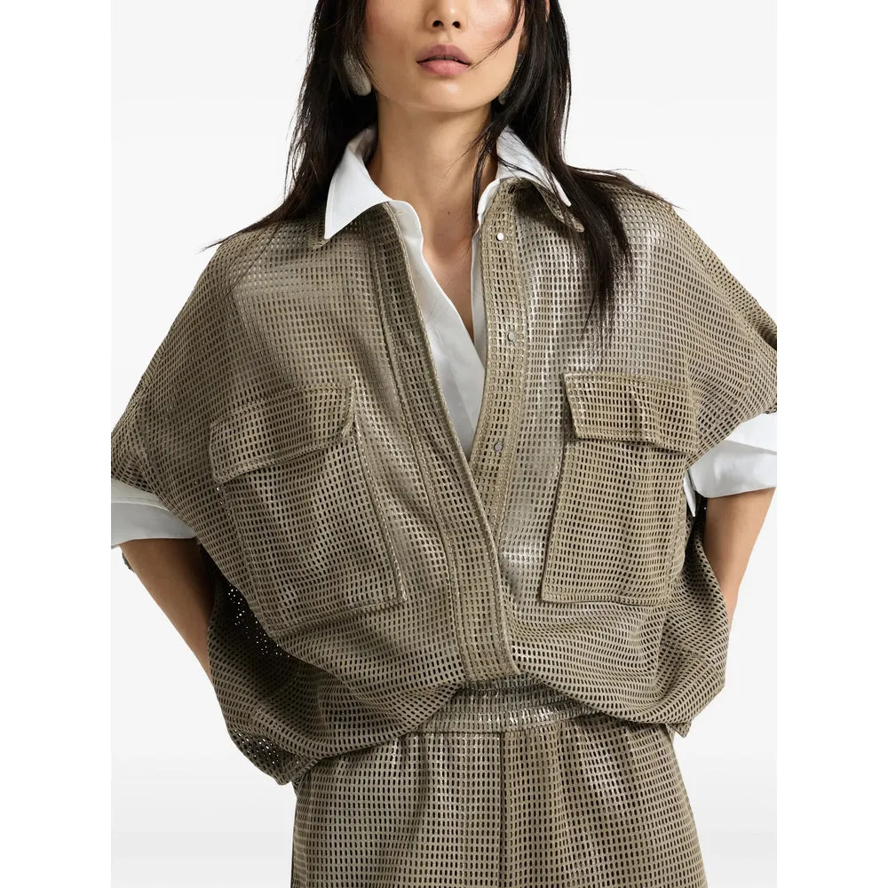 Leather Polo Shirt Green sold by Lord & Taylor product image thumbnail 3